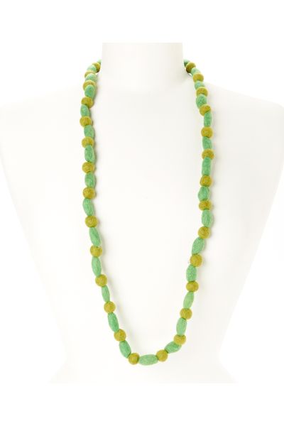 Green Felt Necklace