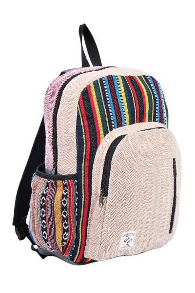 Hippie Boho Hemp Cotton Daypack Backpack Gheri