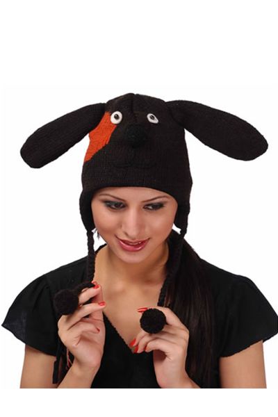 DOG FACED ANIMAL HAT