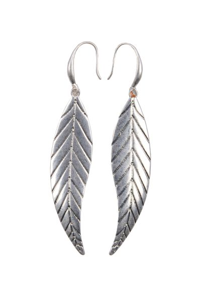 Feather Metal Earrings