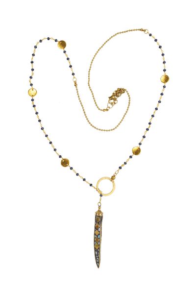 Gemstone Lariat Necklace
