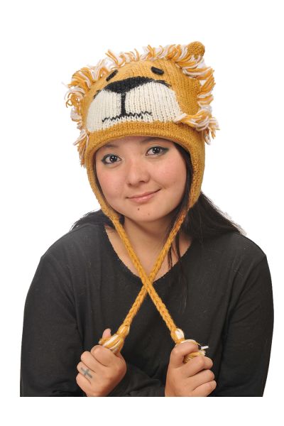 LION FACED ANIMAL HAT