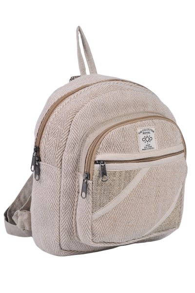 Hemp & Cotton Mini Back Pack Bag
