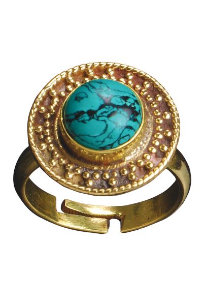 Gemstone circle Ring