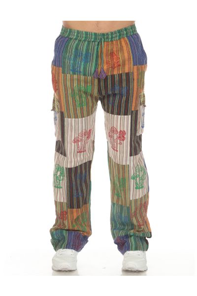 Stonewashed Dharke Patch Unisex Trouser