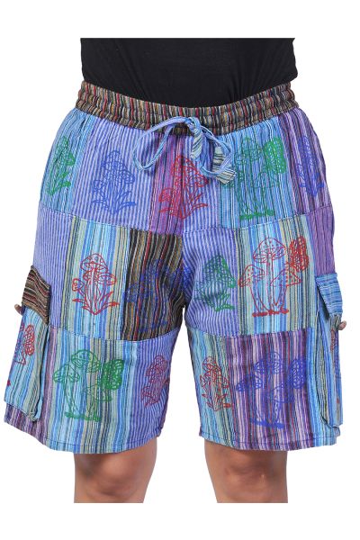 Stonewash Patch Unisex Shorts