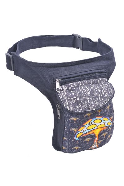 Mushroom Printed Fanny Pack