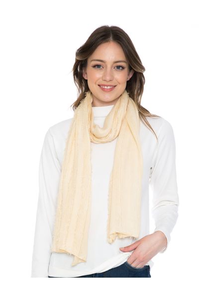 Fuzzy Cotton Scarf *Reduced