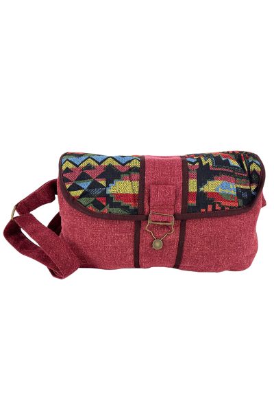 Tribal Print Messenger Bag