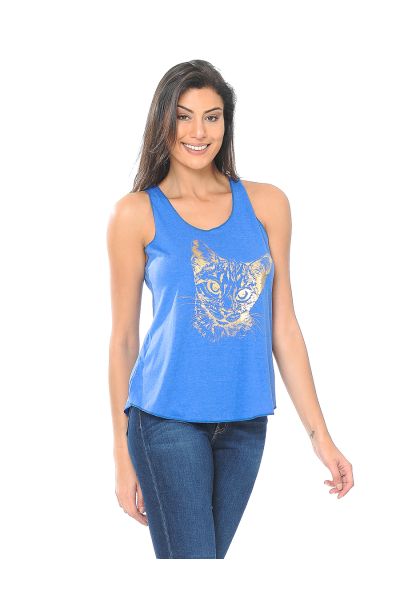 Gold Foil Cat Tank