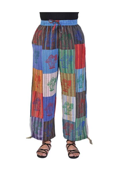 Patch 3/4 Stonewashed Women's Trouser