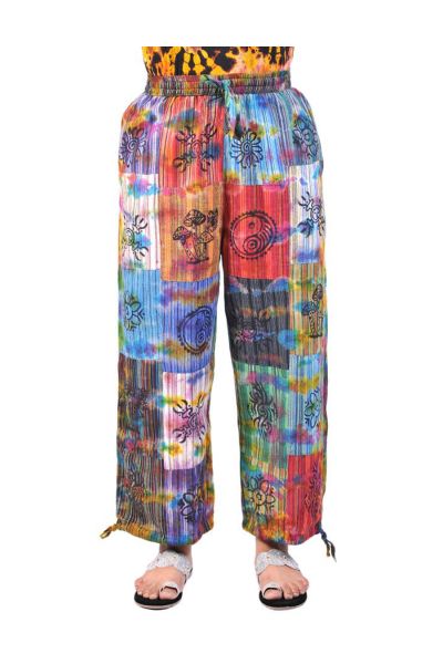 Patch 3/4 Tie Dye Women's Trouser