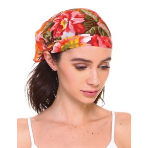 Floral Printed Cotton Headband - Assorted Colors
