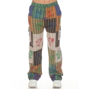 Stonewashed Dharke Patch Unisex Trouser